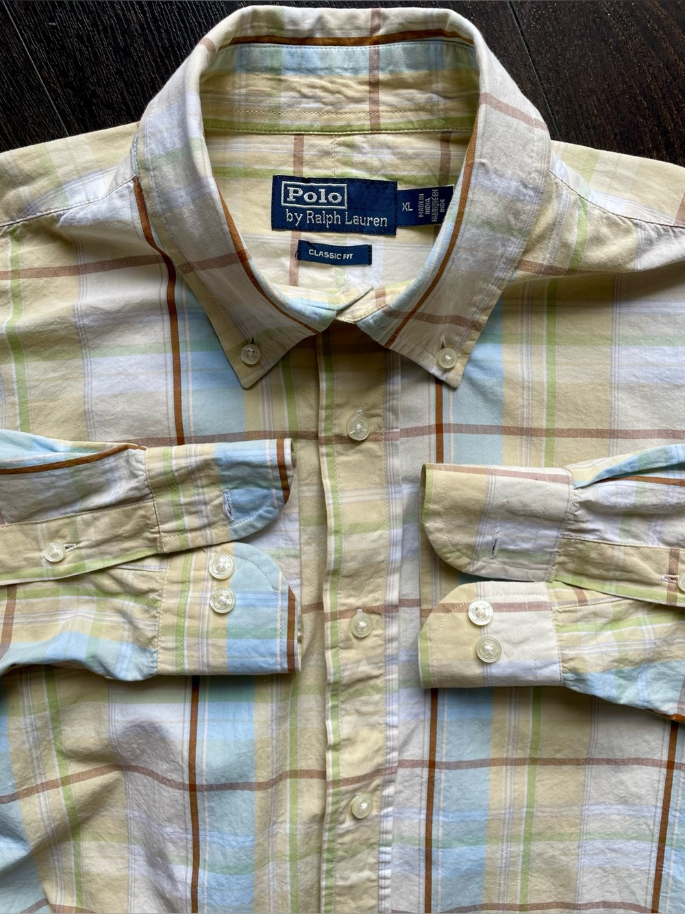 Polo Ralph Lauren - all cotton plaid shirt Size XL